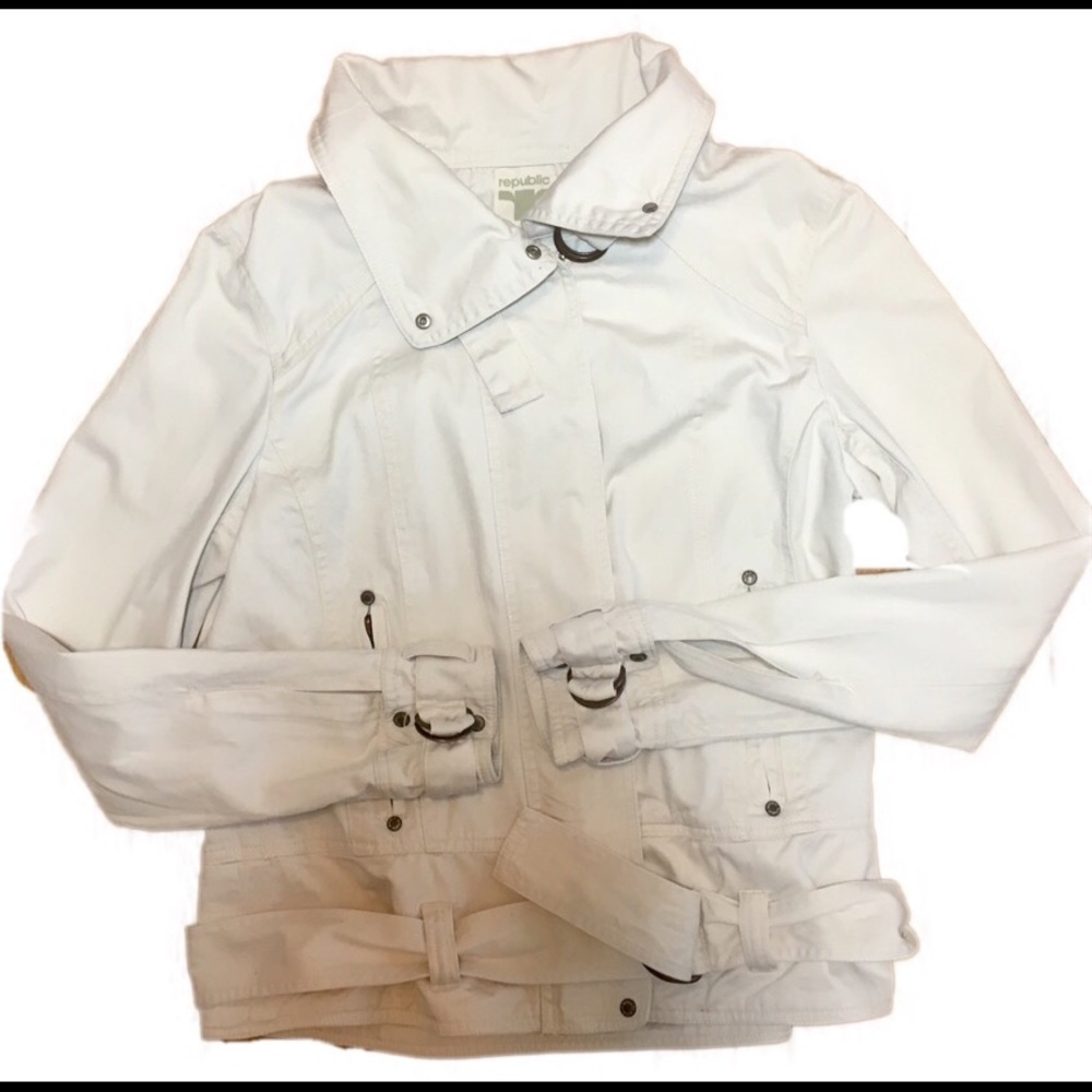 Republic Jacket Sz 12 Zip/Button Closure